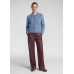 Rabe - 57-114532 Warme licht blauwe gilet met knopen.